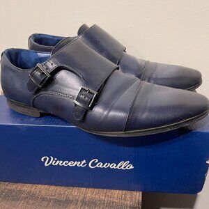 Vincent Cavello Navy Dress Shoes